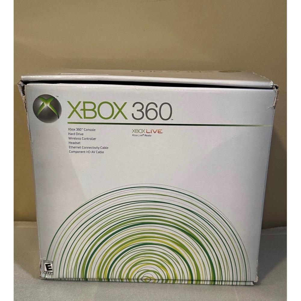 Microsoft Xbox 360 Pro Console Bundle Original Box ( read description)